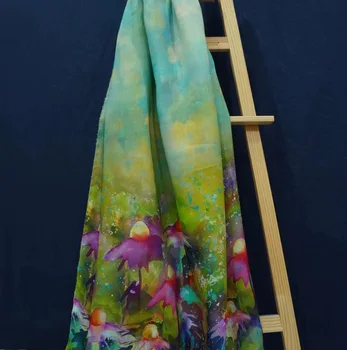 Высококачественная ткань ramie, Высококачественные платья, брюки, рубашки и жакеты, Позиционирующий бренд tissu цветочный пэчворк
