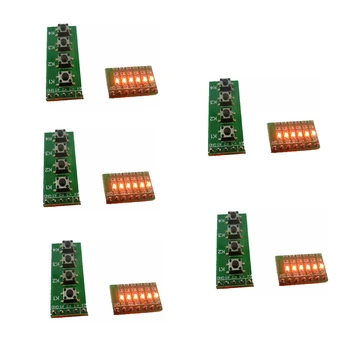 5 шт. Комплект светодиодов + кнопок для Arduiuo MEGA2560 Pro Mini Nano Due Teensy + + Макетная плата для разработки ARM AVR PIC