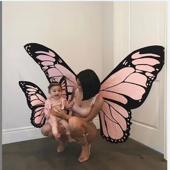 Косплей Детская взрослая сцена Крылья бабочки Фея Наряжается в праздничные костюмы на Хэллоуин