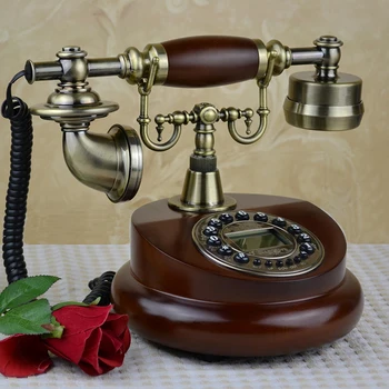 Европейский Ретро Винтажный телефон-проигрыватель, Американский Антикварный Домашний Стационарный Модный Креативный телефон