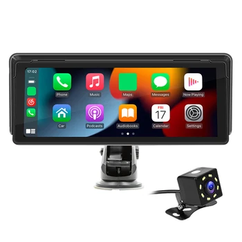 10,26-Дюймовый Автомобильный Радиоприемник Bluetooth Беспроводной Carplay Android Auto Mirrorlink Мультимедийный MP5-Плеер FM-Радио Камера Заднего Вида HD
