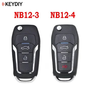 KEYDIY NB12-3 NB12-4 5 шт., Многофункциональный Универсальный пульт дистанционного управления в стиле FO для KD900 URG200 KD-X2 серии NB KD-MAX Key Programmer