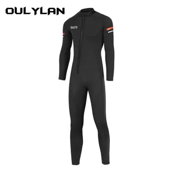 Oulylan 3 ММ Неопреновый гидрокостюм для подводной рыбалки, подводной охоты, кайтсерфинга, мужской костюм для серфинга, костюм для подводного плавания, Купальники, снаряжение для гидрокостюма