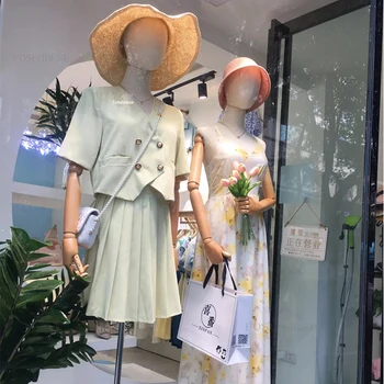 Регулируемые женские манекены, тканевый чехол для магазина европейской ретро-одежды, Деревянная подставка для свадебной ткани, вешалка для платьев, деревянная основа