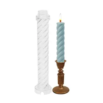 Форма для свечей 3D Прочная форма спирали Самодельные украшения Инструменты для изготовления Ароматерапевтических Свечей Украшения