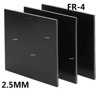 черный лист стекловолокна FR4 толщиной 2,5 мм, плита из стекловолокна GFRP GF board, черная эпоксидная плита FR-4, изоляция и антистатический лист