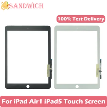 Для iPad Air 1 Сенсорная Панель Экрана для iPad 5 A1474 A1475 A1476 Сенсорный Экран Наружное Стекло Запасные Части Датчика