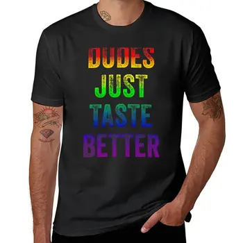 Новые чуваки просто вкуснее, футболка с надписью для геев, футболка оверсайз, забавные футболки, футболки для больших и высоких мужчин