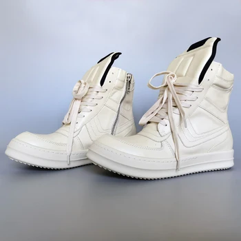 Мужские кроссовки Rick Classic Design Owens Leather, мужская повседневная обувь, мужские кроссовки, женская спортивная обувь, мужские кроссовки