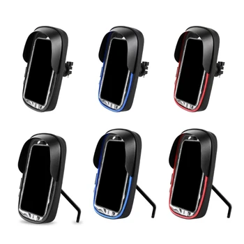 Водонепроницаемый держатель для велосипедного телефона с прозрачным сенсорным экраном, сумка на руль велосипеда, Велосипедная подставка для телефона для телефонов с диагональю 4,5-6,4 дюйма A2UF