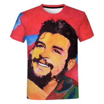 2023 Новая летняя 3D футболка с изображением Че Гевары, детская модная уличная одежда, мужские, женские, детские футболки с принтом, крутые топы