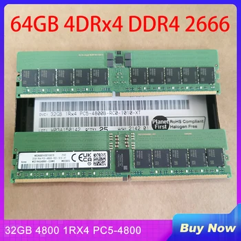 Новый 1 ШТ. Для Samsung Серверная Память DDR5 32G 32GB 4800 1RX4 PC5-4800 ECC REG RDIMM