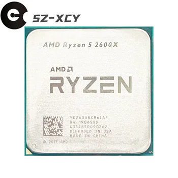 AMD Ryzen 5 2600X R5 2600X 3,6 ГГц Шестиядерный двенадцатипоточный процессор Процессор YD260XBCM6IAF Socket AM4