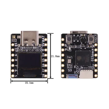 Плата разработки ESP32 S3 с 0,42-дюймовым OLED-дисплеем RISC-V, поддержка Wi-Fi Bluetooth для Arduino и Micropython