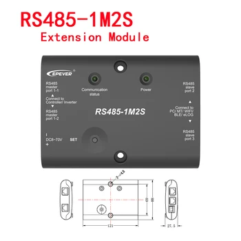 Модуль расширения RS485-1M2S для EPEVER Modulefor порт RJ485 Солнечный Контроллер/Инвертор