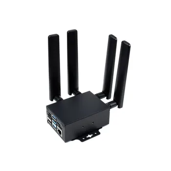 RM520N-GL 5G HAT для Raspberry Pi с чехлом, четырьмя антеннами LTE-A, глобальным диапазоном, позиционированием GNSS, поддержкой 3GPP 16, 4G/3G
