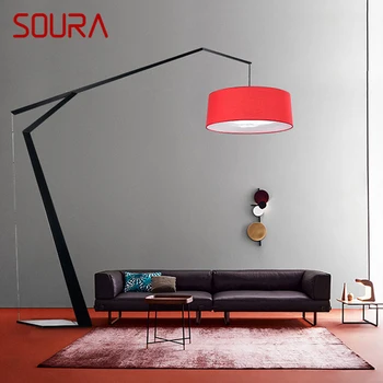 Торшер SOURA Nordic Fishing, современная семейная гостиная Рядом с диваном, креативный светодиодный декоративный светильник
