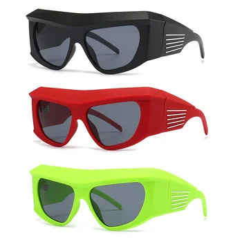 Негабаритные солнцезащитные очки для верховой езды с кошачьим глазом в большой оправе, солнцезащитные очки для женщин и мужчин с защитой от UV400, модные солнцезащитные очки