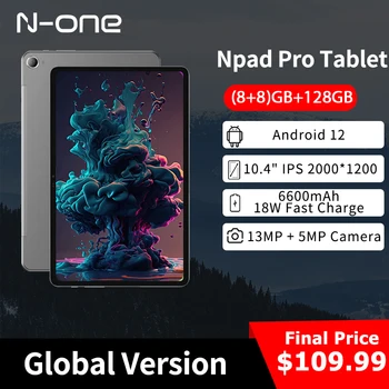 N-one NPad Pro 2023 16 (8 + 8) ГБ 128 ГБ Планшет 10,4 