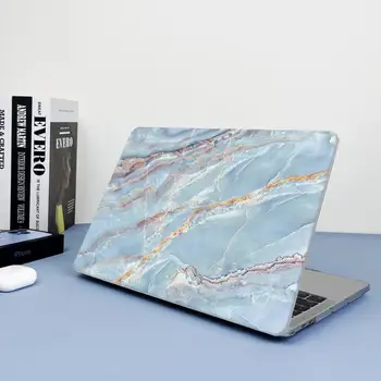 Новый Чехол для ноутбука с мраморной кожей ice Case Для Macbook M1 M2 Air 15 Pro13 14-16 дюймов A2681A2941 2023 Чип A2179A2337A2338A2289 Touch bar/ID