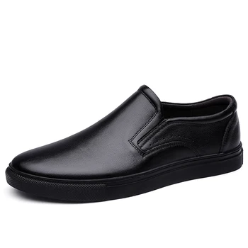 Роскошная брендовая легкая мужская обувь, Лоферы, Мужские кроссовки из натуральной кожи, Открытая обувь для вождения, Мужские слипоны на шнуровке