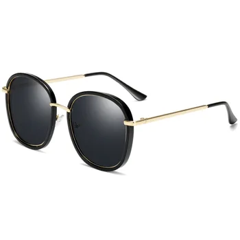 2023 Новые Модные трендовые солнцезащитные очки, большие Винтажные очки в круглой металлической оправе, женские Мужские Роскошные очки высокого качества UV400
