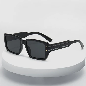 Модный тренд 2023 Солнцезащитные очки для мужчин за рулем Гламурные очки в квадратной оправе с защитой от Uv400 Фирменный дизайн Женских очков