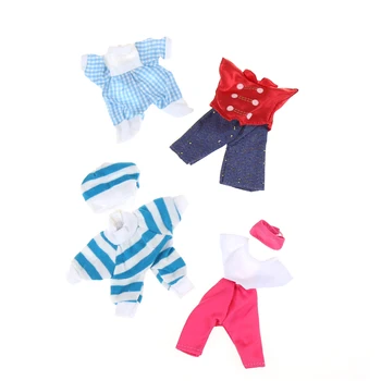 5 Комплектов милой красивой одежды ручной работы, мини-платье для Келли или для куклы Челси, подарок, любимая детская игрушка для девочек, случайный выбор