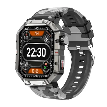 Смарт-часы GW55 с тройной защитой, 2,02-дюймовый компас с большим экраном, Bluetooth-вызов, Музыка, Мониторинг состояния ИИ, голосовые смарт-часы