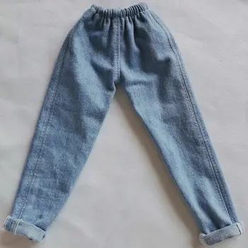 Модная кукольная одежда 1/4 Джинсы, тонкие джинсовые укороченные брюки, игрушки для девочек 