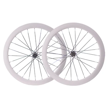 RUJIXU Carbon Fiber 700C Road V / Дисковые Тормозные колеса, Разноцветные Спицы, Колесная пара дорожного велосипеда диаметром 50 мм