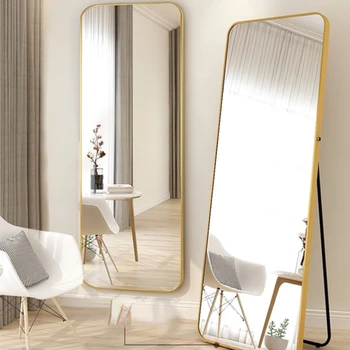 Зеркала Квадраты для гостиной Качественное Стоящее Золотое Косметическое Декоративное Зеркало В Полный Рост Espejo Joyero Home Decor