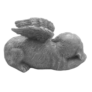 Собака Ангел, Мемориальная надгробная плита для домашних животных, Резная статуя, смола, отделка камнем