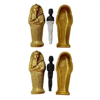 Древняя статуя саркофага с фигуркой мумии для рабочего стола