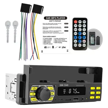 Автомобильная стереосистема V5.0 Пульт дистанционного управления TF карта FM Аудио светодиодный дисплей AUX in MP3 FM радиоприемник для автомобилей