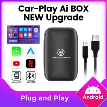 CarPlay Box Проводной и Беспроводной CarPlay Android Auto Для Audi Benz Mazda Ford Toyota KIA Volvo Hyundai Honda Для Netflix YouTube