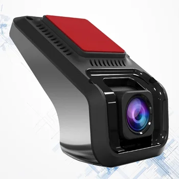 Автомобильный рекордер 1080P 12MP Ночного видения Автомобильный рекордер с широким углом обзора 170 градусов (черный) Камера заднего вида Зеркало заднего вида с