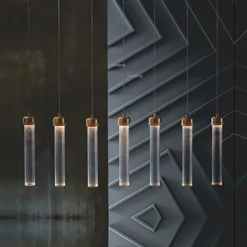 Современные подвесные светильники из светодиодного стекла, креативный бар, подвесной светильник в стиле Лофт, Подвесной светильник для роскошной гостиной, подвесные светильники для освещения