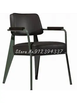 Модный домашний обеденный стул в скандинавском минимализме, мужской журнальный столик и стул, магазин чая с молоком, повседневный стул, ресторан