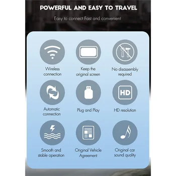 Система Android для беспроводной приставки Carplay Box Apple Wireless Carplay с зеркальным отображением экрана MLink Carplay Ai Box Smart Car Adapter