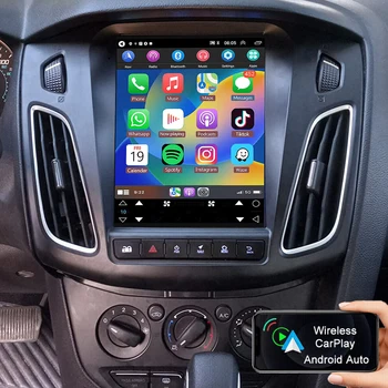 4 ГБ + 64 ГБ Android 13 Стерео для Ford Focus 3 MK 3 2011- 2017 2018 Автомобильный радио Мультимедийный плеер GPS 2din Carplay Auto DVD WIFI