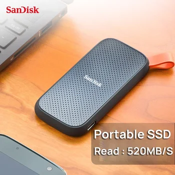 SanDisk PSSD E30 1 ТБ 2 ТБ 480 ГБ USB 3.2 Type-A /C Портативный Внешний твердотельный накопитель NVME жесткий диск 100% Оригинал