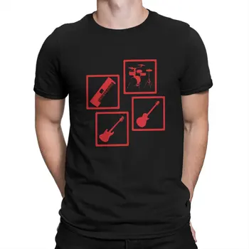 Инструментальная футболка с круглым вырезом K-ON！ Классическая мужская футболка из полиэстера нового дизайна