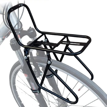 Передняя стойка для велосипеда, багажные стойки для туристических поездок из алюминиевого сплава, грузоподъемность 15 кг, стойка для горного шоссейного велосипеда