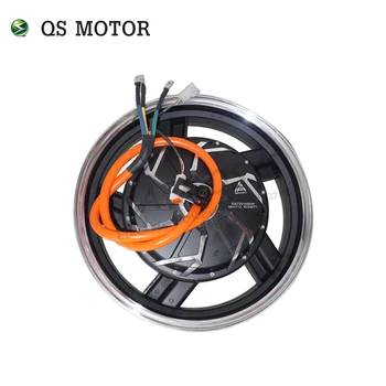 QS 17 * 3,5 дюйма 6 кВт/7 кВт 260 50H V3/V4 Большой Слот BLDC Электрический Скутер Мотоцикл в Ступице Колеса Мотор Новое Обновление