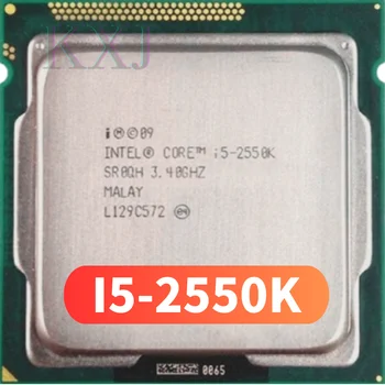Оригинальный процессор lntel I5 2550K CPU Четырехъядерный (3,4 ГГц L3 = 6 М 95 Вт) Socket LGA 1155 Настольный процессор i5-2550K