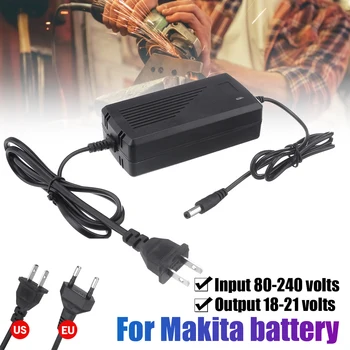 Зарядное устройство для литиевых аккумуляторов 18 В- 21 В, настенное зарядное устройство для литий-ионных аккумуляторов постоянного тока 80-240 В для аккумулятора Makita