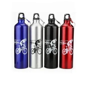 Велосипедная алюминиевая бутылка для воды с пряжкой для скалолазания, Стакан для воды для горного велосипеда, Спортивная бутылка для воды, Велосипедная бутылка, 750 мл