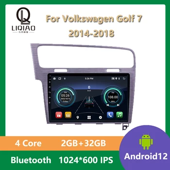Android Автомобильный Радио Мультимедийный Видеоплеер Для Volkswagen Golf 7 2014-2018 Подключи и Играй Bluetooth GPS Навигационное Головное устройство USB