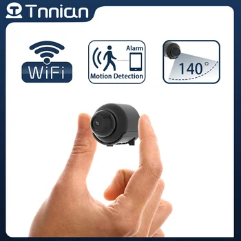 Tnnian 2-мегапиксельная мини-WiFi камера наблюдения ИК-монитор ночного видения с широким углом обнаружения IP-камер видеонаблюдения в помещении видеомагнитофон